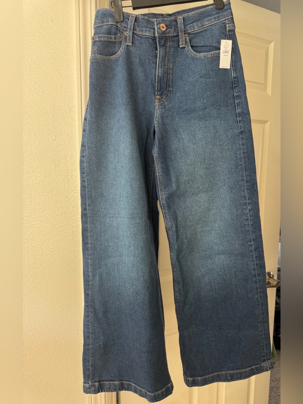 Gap high rise stride jeans